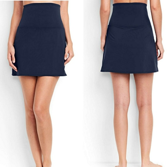 Lands' End Swim Nwt Lands End Ultra High Waisted Swim Skirt Poshmark